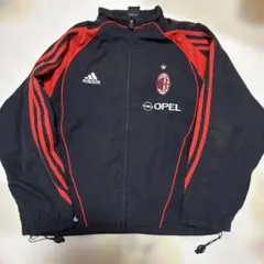 ACミラン adidas OPELウィンドブレーカー 黒/赤 140