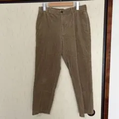 ユニクロ　ブラウン コーデュロイ イージーパンツ　M