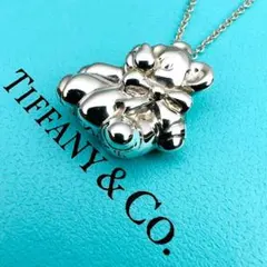 【極美品】TIFFANY ネックレス クマ テディベア 925 アニマル 熊