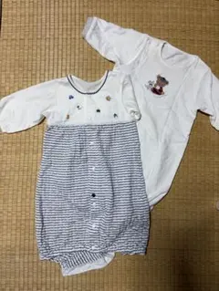 ファミリア ツーウェイオール 70cm 長袖 ベビー 2着セット