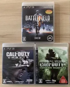 PS3 ゲームセット バトルフィールド3 コール オブ デューティ