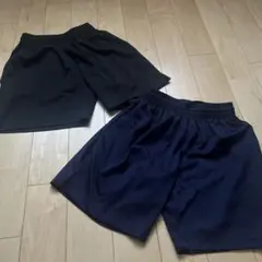 DUARIG ハーフパンツ 2枚セット Sサイズ ネイビー ブラック