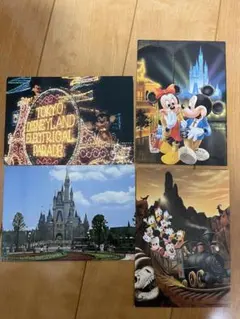 ディズニー　レトロポストカード