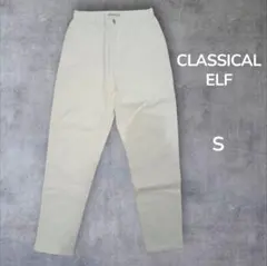 【微汚】 CLASSICAL ELF ワークパンツ パンツ S ホワイト B7