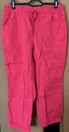 ユニクロ　カーゴパンツ　Lサイズ　ピンク