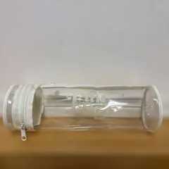 RepipiArmario クリア円筒形プラスチック筆箱