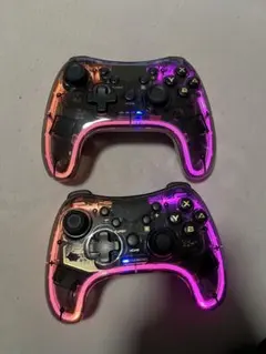 s*k様 ワイヤレスコントローラー LED付き　2個セット　SASP-0658