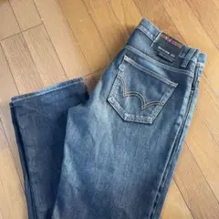EDWIN 503 WILD FIRE ダークブルー 、ベージュデニムセット