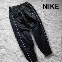 【ナイキ NIKE】メンズ ナイロンパンツ ライン ジョガー 黒 S