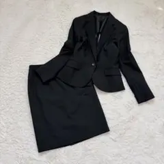 美品✨洗える✨スーツセレクト　スカートスーツ　ビジネススーツ　背抜き　9号