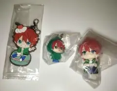 カラフルピーチ　じゃぱぱ　めじるしアクセサリー等3点セット