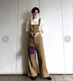 todayful コーデュロイサロペット 38