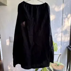 【今だけ価格】UNITED ARROWS リネン100％ マキシ丈フレアスカート