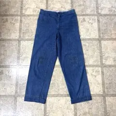 60s Denim Work Trousers ステンシル デニスラ W33のサムネイル