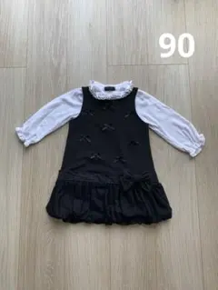 フォーマル　冠婚葬祭　女の子ベビー90センチ