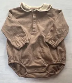 長袖ロンパース 襟付き