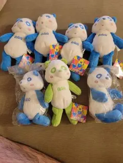 AAA え〜パンダ ぬいぐるみ 與真司郎 青 ブルー - メルカリ