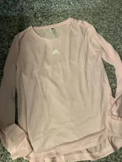 adidas ピンク AEROREADY 長袖Tシャツ M