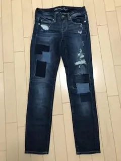 スキニー デニム ジーンズ　アメリカンイーグル