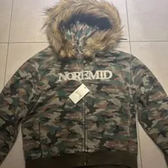 NOREMID FUR ZIP HOODIE - CAMO Mサイズ
