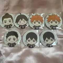 ハイキュー セガラッキーくじ 缶バッチ 日向 影山 山口 東峰 澤村