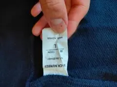 BACK NUMBER スウェット ネイビー Lのサムネイル