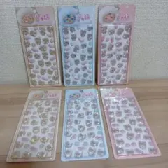 新品☆未開封☆きゅるる☆ぷくぷくキャンディシール☆ 6枚セット