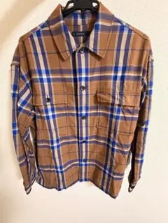 Mサイズ BLACK LABEL CRESTBRIDGE 長袖シャツ ブラウン - メルカリ