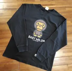 エイプ☆BABY MILO® ブラック 長袖カットソー XLのサムネイル