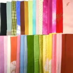 正絹はぎれ 詰め合わせ30 枚組11―⑭