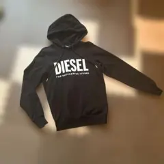 DIESEL フード付きパーカー ブラック
