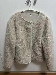 UNIQLO ボアジャケット クリーム色