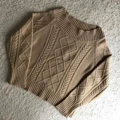 ロペ（ROPE）☆ニット　ベージュ系　サイズ38