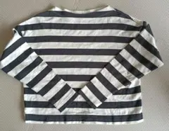 UNIQLO　ボーダーTシャツ　黒白（長袖）