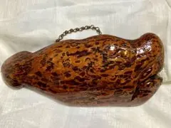 木製 魚 彫刻 オブジェ 飾り 壁掛け 昭和 レトロ