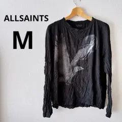 ALLSAINTS ブラック ロングスリーブ Tシャツ Mのサムネイル