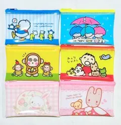 サンリオ　フラットポーチ　６点セット