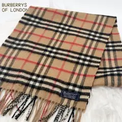 バーバリーズ BURBERRYS カシミア 100% マフラー ノバチェック