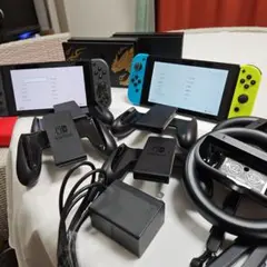 【モンハン仕様他】Nintendo Switch 2台セット　スイッチ2台他色々