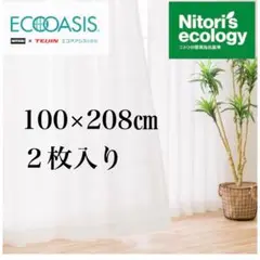 Nitori ECOOASIS レースカーテン