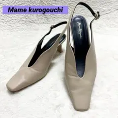 マメクロゴウチ マメ Curved Line Sling Back Heelsのサムネイル