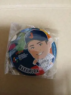 WBC 2026 侍ジャパン 中村 ヤクルトスワローズ 缶バッジ 宮崎キャンプ