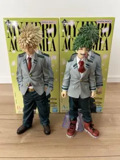 僕のヒーローアカデミア　一番くじ 紡がれる想い　A賞 緑谷出久　B賞 爆豪勝己