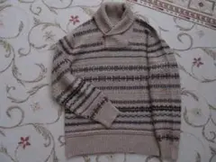 新品★SIMPLE LIFE*暖か・ショールカラー・ニットセーター♪M♪