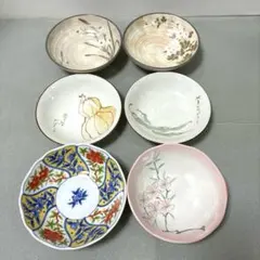 昭和レトロ たち吉 橘 中皿 ボウル 鉢6枚セットまとめ売りです。