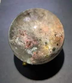 みっつ様専用】レッドファントムクォーツ・ガーデン水晶 スフィア