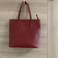 any SIS トートバッグ　赤