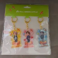 Mrs. GREEN APPLE ドットアクリルキーホルダーセット - メルカリ