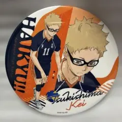 ハイキュー 月島蛍 BIG缶バッジ 15cm 烏野