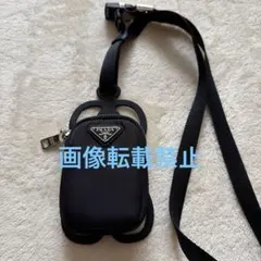 Prada スマホ ケース ストラップ ポーチ ブラックのサムネイル